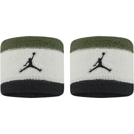 【SALE】JORDAN ジョーダン スポーツアクセサリー リストバンドテリー JD1006-211 ミディアムオリーブ/セイル/ブラック