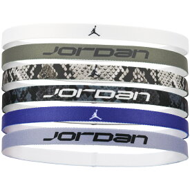 【SALE】JORDAN ジョーダン スポーツアクセサリー エラスティックスポーツヘッドバンド 6本パック JD2021-207 ミディアムオリーブ/パープルコメット/BK