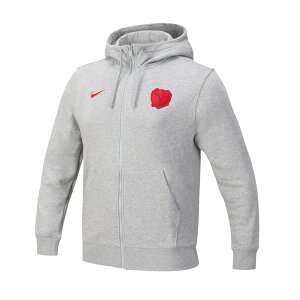 NIKE iCL 2025NV[Y Ag[Y tWbvt[fB[ AS KAS M NK CLUB FZ HOODIE - Dark Grey Heather HJ1372-063