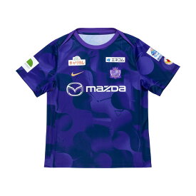 2025年シーズン NIKE ナイキ サンフレッチェ広島 メンズプレマッチトップ S/S AS HIR MNK DF ACDPR SS TOP GX - Varsity Purple HJ1343-545