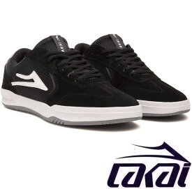 LAKAI ラカイ ATLANTIC LACK/LIGHT GREY SUEDE アトランティック スニーカー シューズ 靴 26 26.5 27.0 FOOTWEAR スケシュー スケボー SKATE スケートボード ブラック 男性 ユニセックス メンズ