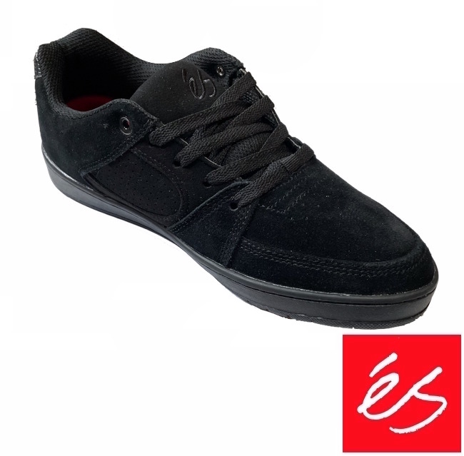 eS エス ACCEL SLIM BLACK アクセルスリム スニーカー シューズ 靴 25 スケボー スケートボード 輝い FOOTWEAR 26.5 限定製作 スケシュー SKATE 26 27.5 25.5 27
