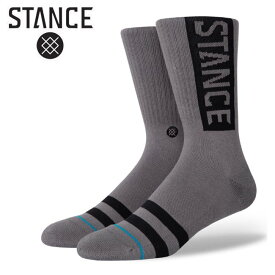 STANCE スタンス OG ハイソックス 靴下 socks sox インナー スケボー スケート SKATE ストリート アウトドア [GRAPHITE]