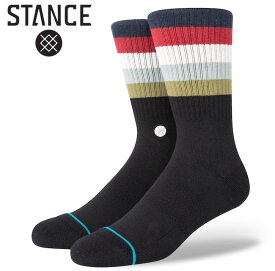 STANCE スタンス MALIBOO ハイソックス 靴下 socks sox インナー スケボー スケート SKATE ストリート アウトドア 柄 [BLACK FADE]