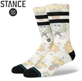 STANCE スタンス NICE MOOVES ハイソックス 靴下 socks sox インナー スケボー スケート SKATE ストリート アウトドア [OFF WHITE]