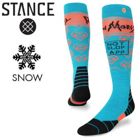 STANCE スタンス DEVELOP SNOW ソックス 靴下 socks sox スノーボード スキー 雪山 冬 寒さ対策 防寒 パフォーマンス オールラウンド [BLUE]