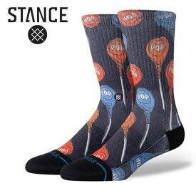 STANCE スタンス TOOTSIE POP ハイソックス 靴下 socks sox インナー スケボー スケート ストリート [BLACK]