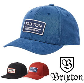 BRIXTON ブリクストン PALMER PROPER X MP SNAPBACK CAP キャップ ハット 帽子 SKATE スケート ストリート ロゴ [BLACK,PACIFIC BLUE,BURNT HENNA]