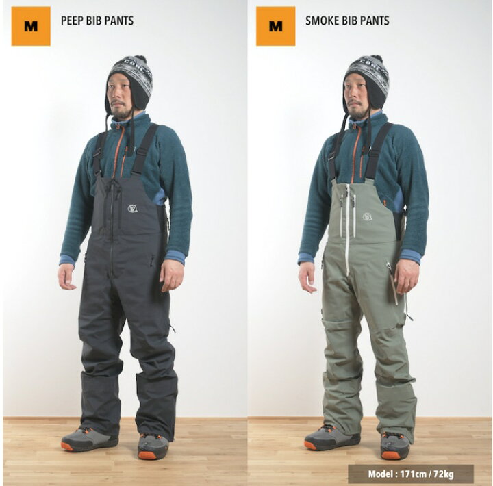 楽天市場】unfudge アンファッジ 23-24モデル SMOKE BIB PANTS  