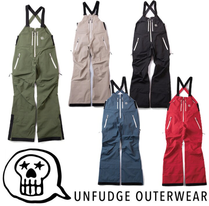 楽天市場】unfudge アンファッジ 23-24モデル SMOKE BIB PANTS  