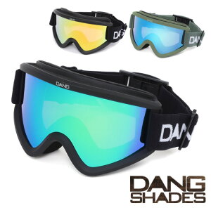 DANG SHADES _ VFCfB[Y New ORIGINAL Xm[{[h XL[ S[O  GOGGLE SNOW [Matt Black/Matt Green]