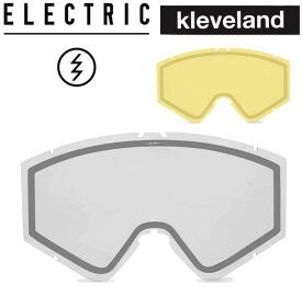 ELECTRIC エレクトリック KLEVELAND クリーブランド スペアレンズ YELLOW CLEAR スノーボード スキー ゴーグル 平面 GOGGLE クリア イエロー JAPAN FIT 日本人用