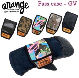 oran'ge オレンジ pass case - GV スノーボード パスケース グローブ ネオプレーン チケット リフト券入れ アクセサリー グッズ 雑貨