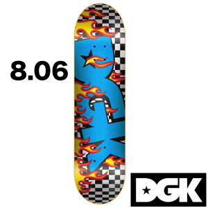 DGK fB[W[P[ ON FIRE 8.06inc fbL DECK skateboard XP{[ XP[g{[h