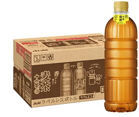 アサヒ飲料 十六茶麦茶 ラベルレスボトル 660ml&times;24本 [お茶] [ノンカフェイン] 　送料無料