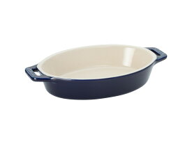 ストウブ 【staub】 セラミック オーバルディッシュ ブルー 17cm 40508-598