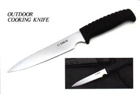 Gサカイ 【G・SAKAI】 アウトドアクッキングナイフ 波刃