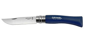 オピネル 【OPINEL】 No.8 ステン ブリスター ダークブルー 002263 ナイフ アウトドアナイフ サバイバルナイフ キャンプ 釣り フィッシング 折りたたみ フォールディングナイフ ミニナイフ 小型ナイフ 登山 コンパクト 切れ味抜群 青 紺 ネイビー