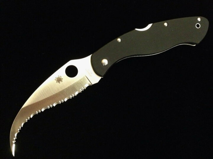 楽天市場】スパイダルコ 【SPYDERCO】 シビリアン G-10 波刃 C12GS  