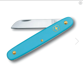 【ギフト対応可】【国内正規品】ビクトリノックス 【VICTORINOX】 フローリストナイフ ストレート アクアブルー 折りたたみナイフ 選べる無料ラッピング 園芸用品 ガーデニング フラワーアレンジメント 生け花 切り花 花屋 園芸雑貨 切れ味抜群