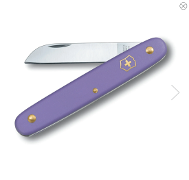 【ギフト対応可】【国内正規品】ビクトリノックス 【VICTORINOX】 フローリストナイフ ストレート ラベンダー 折りたたみナイフ 選べる無料ラッピング 園芸用品 ガーデニング フラワーアレンジメント 生け花 切り花 花屋 園芸雑貨 軽量 切れ味
