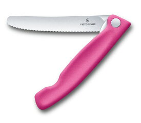 ビクトリノックス 【VICTRINOX】 フォールディングパーリングナイフ 波刃 ピンクトマトベジタブルフォールディングナイフ ピンク