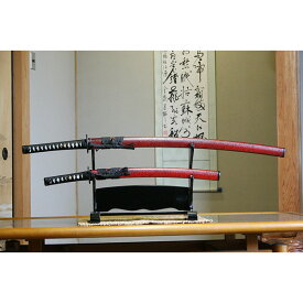 【ギフト対応可】模造刀 坂本龍馬「陸奥守吉行」赤石目仕上げ 小刀 日本関市製 選べる無料ラッピング 日本刀 インテリア コスプレ レプリカ 侍 小道具 鍔 衣装 武将 美術刀 模擬刀 コレクション 時代劇 武器玩具 和風 仮装 ディスプレイ 工芸品 刀剣