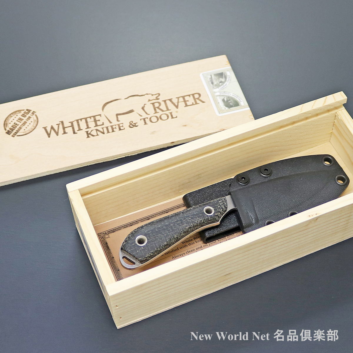 楽天市場】ホワイトリバーナイフ&ツール モデル１ケイパー【White