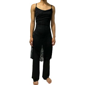 ダンス 衣装 パンツ ジャンプスーツ オールインワン ジャズダンス ゴスペル 衣装 ストレッチジャージー 大きいサイズあり 送料無料
