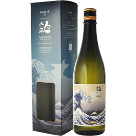 日本酒　人気一　北斎触察画純米大吟醸　720ml　地酒