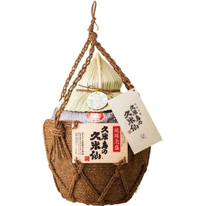 楽天市場】（送料無料） 久米島の久米仙 泡盛 棕梠巻 43度 古酒 9L 