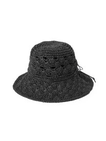 【SALE／33%OFF】麦わら帽子 NEWYORKER WOMEN ニューヨーカー 帽子 ハット グレー ベージュ ブラック【RBA_E】【送料無料】[Rakuten Fashion]