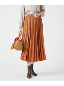 【SALE／60%OFF】ロイヤルデシン プリーツスカート NEWYORKER WOMEN ニューヨーカー スカート ロング・マキシスカート グレー オレンジ ネイビー【RBA_E】【送料無料】[Rakuten Fashion]