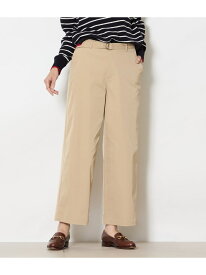 タスランストレッチ ベルト付きチノパンツ NEWYORKER WOMEN ニューヨーカー パンツ その他のパンツ ベージュ【送料無料】[Rakuten Fashion]