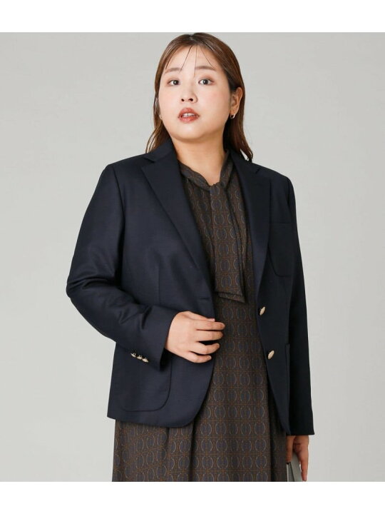 楽天市場】【L】PREMIUM CLOTH Beyond 2釦シングルブレストブレザー 