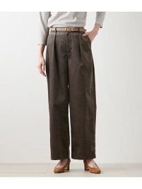 【SALE／40%OFF】【ウォッシャブル】ライトコール ワイドパンツ NEWYORKER WOMEN ニューヨーカー パンツ その他のパンツ グレー ネイビー【RBA_E】【送料無料】[Rakuten Fashion]