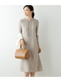 【SALE／38%OFF】【L】ポリエステルライトジョーゼット ピンタックフレアワンピース NEWYORKER WOMEN L-SIZE ニューヨーカー エルサイズ ワンピース・ドレス ワンピース グレー【RBA_E】【送料無料】[Rakuten Fashion]