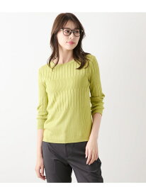 【SALE／40%OFF】【手洗い可能】レーヨンポリストレッチ 7分袖クルーネックプルオーバー NEWYORKER WOMEN ニューヨーカー トップス ニット ネイビー【RBA_E】【送料無料】[Rakuten Fashion]