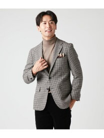 【SALE／20%OFF】イベリコツィード 千鳥 ジャケット NEWYORKER MEN ニューヨーカー ジャケット・アウター テーラードジャケット・ブレザー ネイビー ブラウン【RBA_E】【送料無料】[Rakuten Fashion]