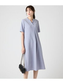 【SALE／23%OFF】【ウォッシャブル】ハイツイストポリエステル 半袖ワンピース NEWYORKER WOMEN ニューヨーカー ワンピース・ドレス ワンピース ネイビー ブルー【RBA_E】【送料無料】[Rakuten Fashion]