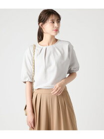 【SALE／50%OFF】サッカーストライプ フロントタックプルオーバー NEWYORKER WOMEN ニューヨーカー トップス カットソー・Tシャツ ブルー【RBA_E】【送料無料】[Rakuten Fashion]