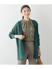 【SALE／50%OFF】TCホールガーメント(R)ニット 着流しカーディガン NEWYORKER WOMEN ニューヨーカー トップス カーディガン グリーン ベージュ【RBA_E】【送料無料】[Rakuten Fashion]
