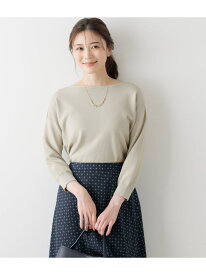 【SALE／50%OFF】【L】TCホールガーメント(R)ニット ドルマン7分袖プルオーバー NEWYORKER WOMEN L-SIZE ニューヨーカー エルサイズ トップス ニット ベージュ【RBA_E】【送料無料】[Rakuten Fashion]