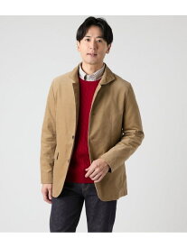 【SALE／40%OFF】【ウォッシャブル・ストレッチ】斜めカットコール カッタウェイカラーコンバーチブルアウター(セットアップ対応) NEWYORKER MEN ニューヨーカー ジャケット・アウター その他のジャケット・アウター ブルー ブラウン【RBA_E】【送料無料】[Rakuten Fashion]