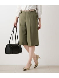 【SALE／50%OFF】【ストレッチ】マットクロス ハーフパンツ NEWYORKER WOMEN ニューヨーカー パンツ その他のパンツ ネイビー グリーン【RBA_E】【送料無料】[Rakuten Fashion]