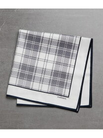 Easy Care タイルアートニューヨーカータータンハンカチ NEWYORKER MEN ニューヨーカー ファッション雑貨 ハンカチ・ハンドタオル ネイビー ホワイト[Rakuten Fashion]