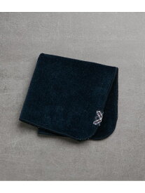 ロゴプリントパイルハンカチ NEWYORKER MEN ニューヨーカー ファッション雑貨 ハンカチ・ハンドタオル ネイビー[Rakuten Fashion]