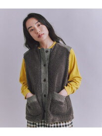 【SALE／20%OFF】Eco Fur 切り替えボアベスト SIPULI シプリ トップス ベスト・ジレ ホワイト【RBA_E】【送料無料】[Rakuten Fashion]