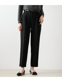 【SALE／50%OFF】【L】ギャバライクポリエステル タックテーパードパンツ NEWYORKER WOMEN L-SIZE ニューヨーカー エルサイズ パンツ その他のパンツ ブラック【RBA_E】【送料無料】[Rakuten Fashion]