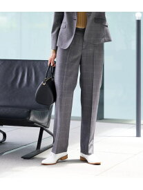 【SALE／40%OFF】ウールウインドウペイン ストレートパンツ NEWYORKER WOMEN ニューヨーカー パンツ スラックス・ドレスパンツ グレー【RBA_E】【送料無料】[Rakuten Fashion]